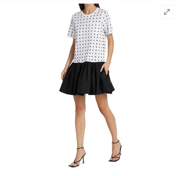 TANYA TAYLOR
Katlyn Polka Dot Dress - Optic White Medium New - Picture 1 of 12